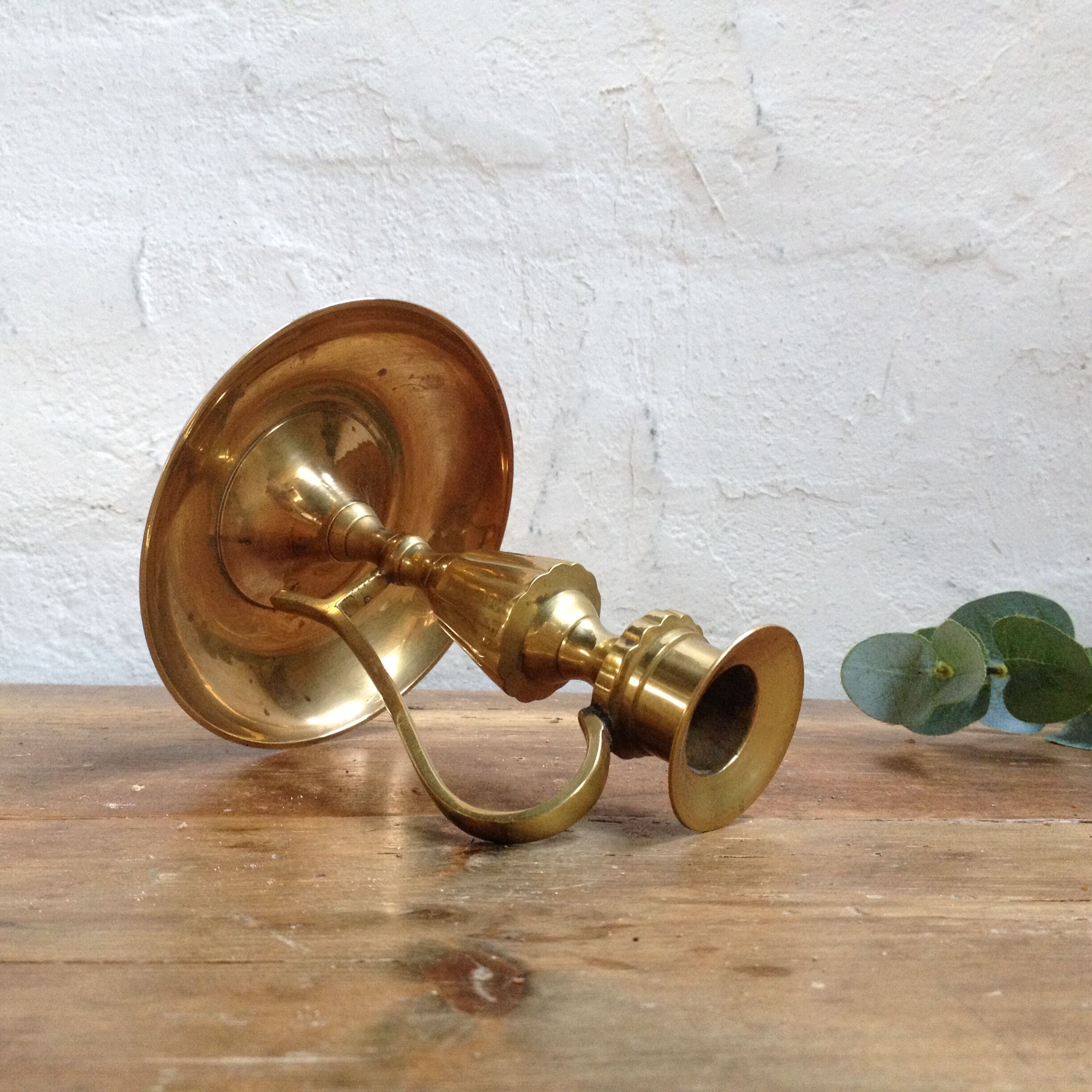 Brass empire candlestick