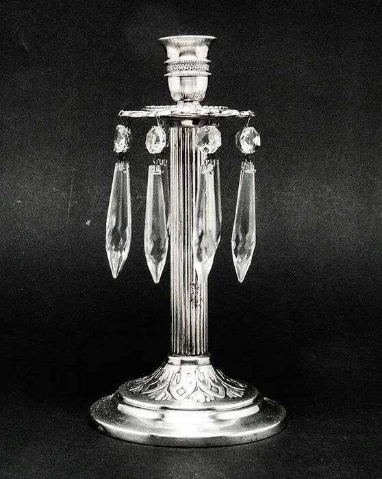CW2 Schiffers - candlestick with crystals