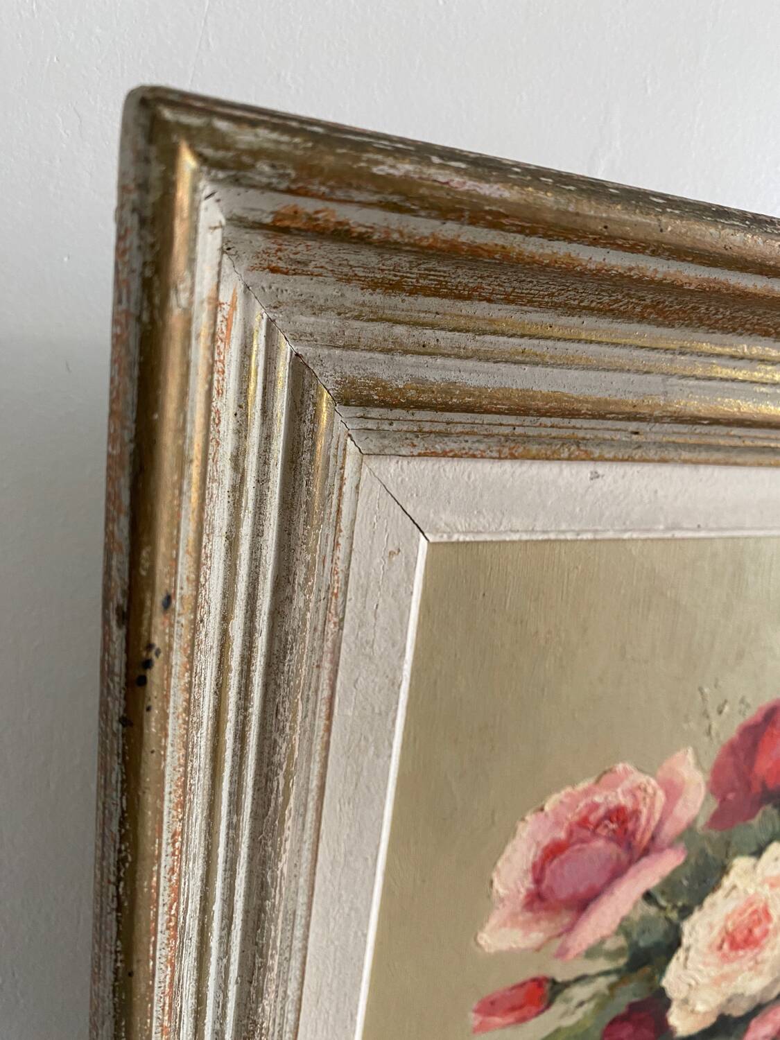 Painting bouquet of roses