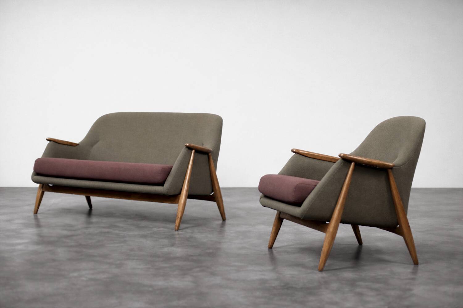 Mid-Century Modernist Pallas Living Room Set by Svante Skogh, Finland, 1950
