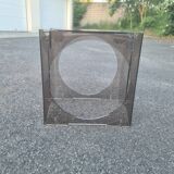 Bedside side table, plexiglass end table Vintage 1970 space age
