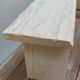 Small wooden bench