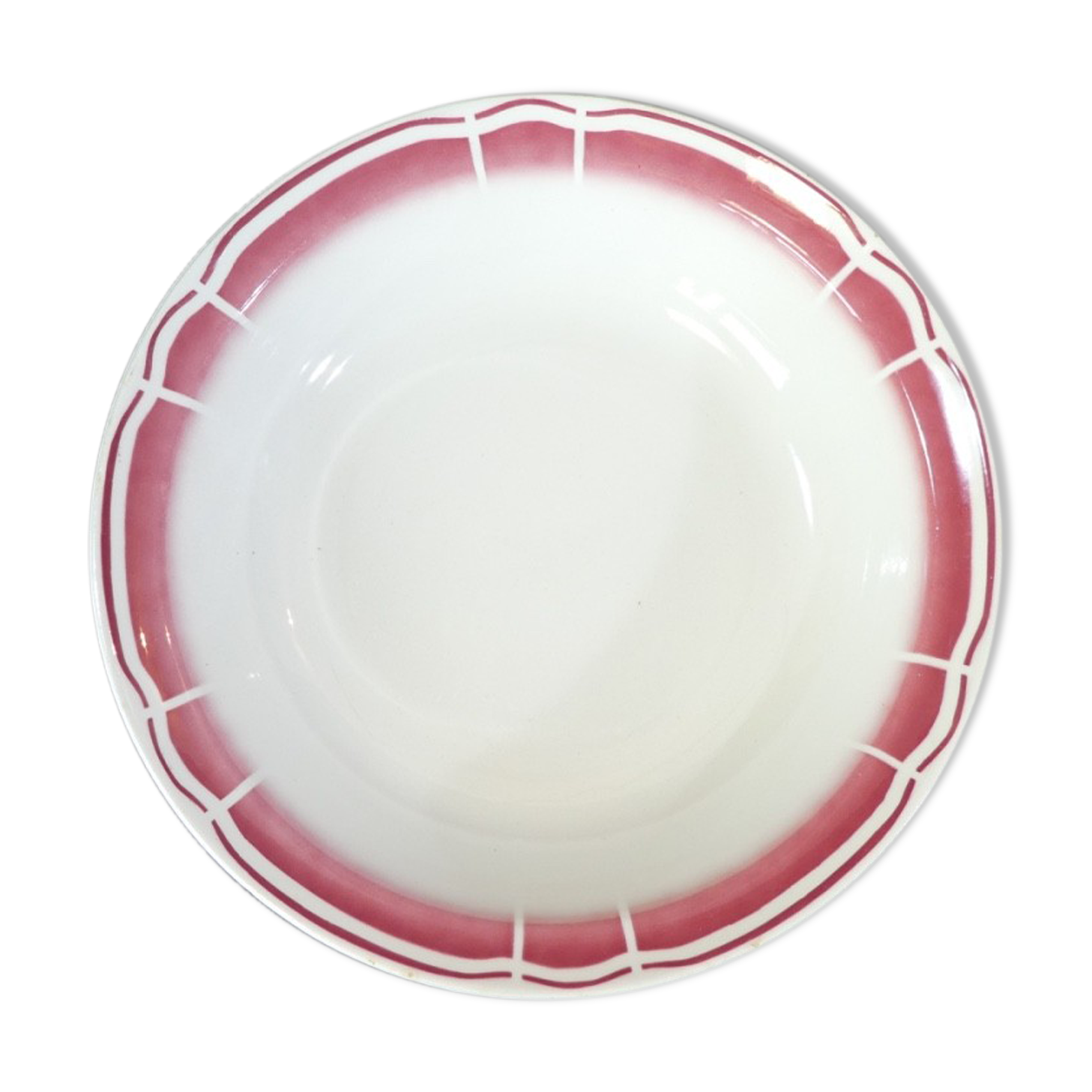 Plat rond creux badonviller red