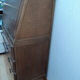 Old-style oak secretary