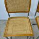 Lot of 2 identical caned chairs Cesca B32 design Marcel Breuer 1970 Made in Italy vintage