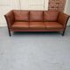 Scandinavian leather sofa