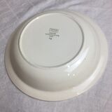 Hollow dish of round shape, made in France Digoin Sarreguemines