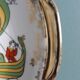 Decorative porcelain plate MF tapestry design of Bayeux