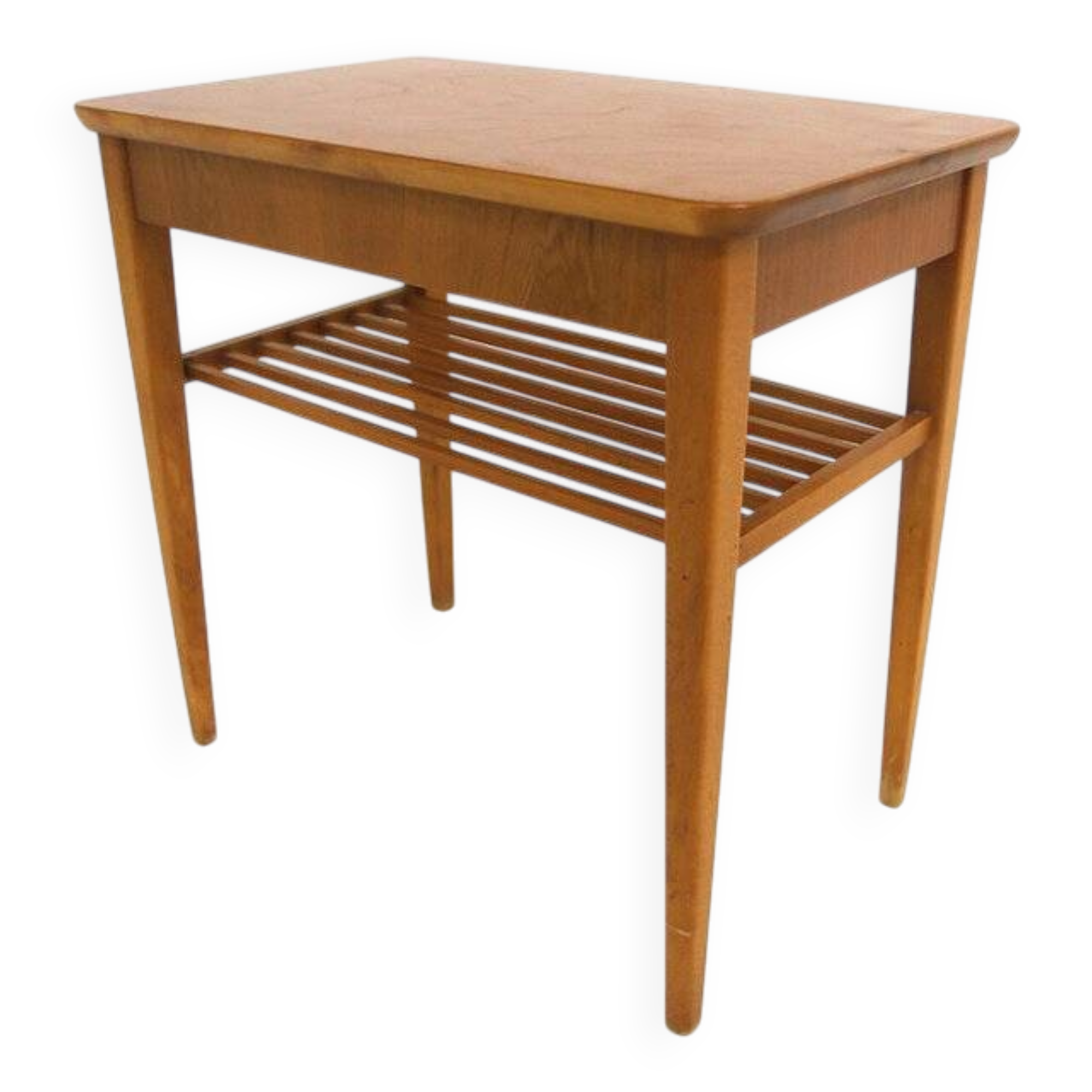 Elm bedside table, Swedish Modern, Sweden, 1940