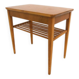 Elm bedside table, Swedish Modern, Sweden, 1940