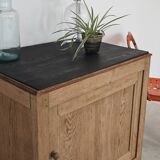 Small antique buffet from the end of the 19th century restored in solid oak
