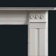 William IV statuary marble fireplace surround