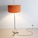 staff orange & chrome floor lamp 1960's
