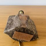 Sandstone lamp in the shape of a woman's bust