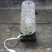 Vintage table lamp, bedside lamp with glass globe, accent lamp, decor.