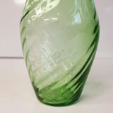 Emerald glass vase, Italy, 1970.