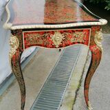 Boulle marquetry desk table, Napoleon 3 period