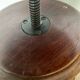 Vintage turned wood piano stool