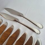12 Argental Fish Knives Silver Metal