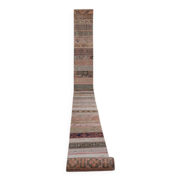 Tapis de couloir turc vintage