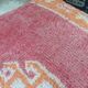 Handmade Berber pouf in wool 60 X 60 X 20 CM