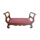 Empire style curved bench