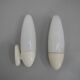 Set of Two Space Age Wall Lamps, Czechoslovakia, 1960s