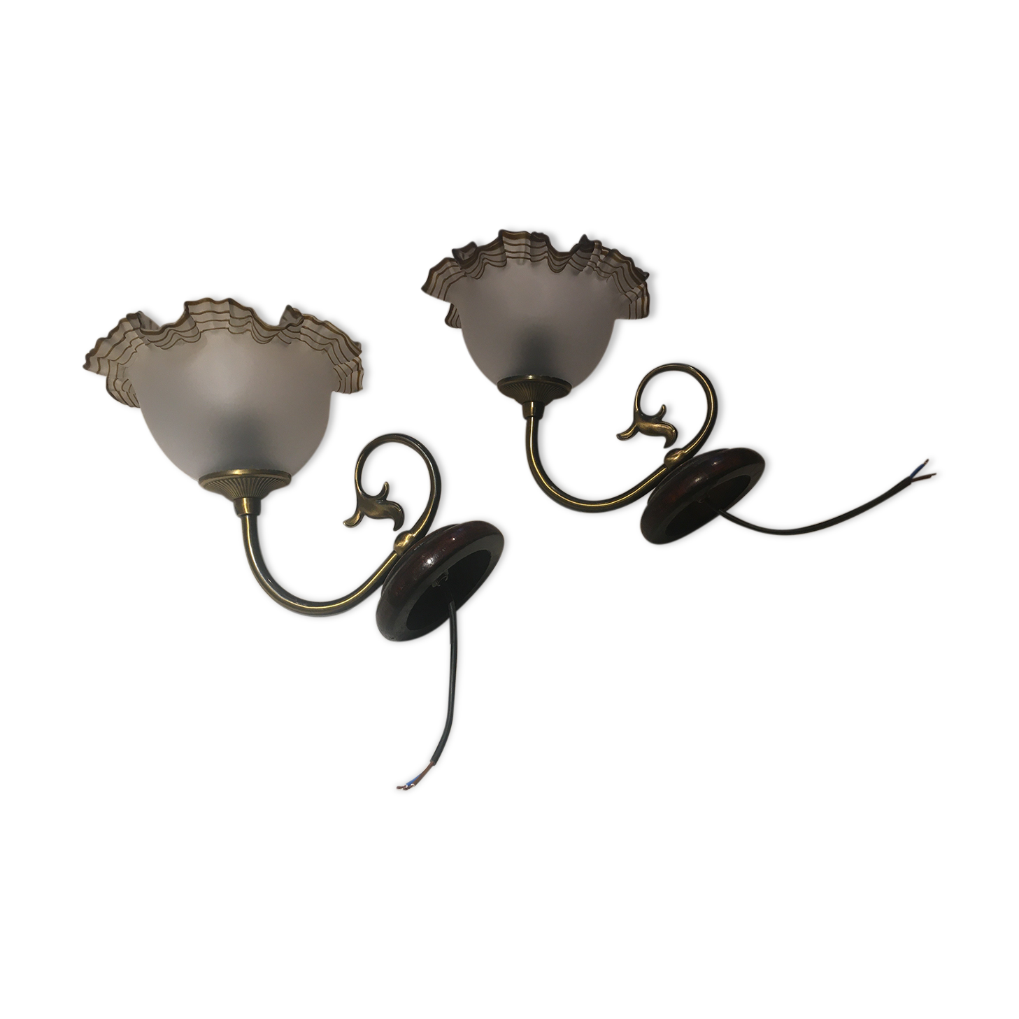 Vintage wall lamp set