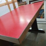 30s/40s bistro table in red formica
