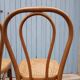 3 antique bistro chairs with canework