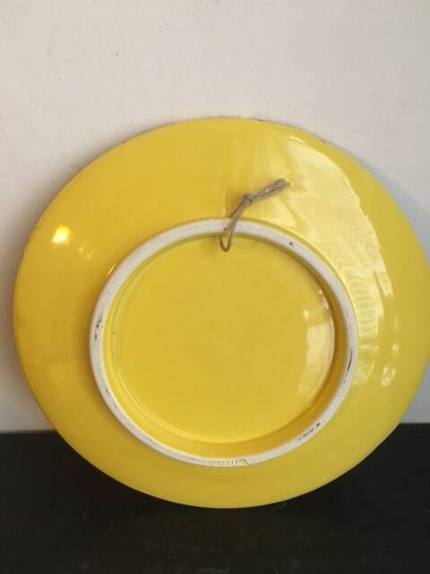 Decorative plates Vallauris era Picault Capron Derval