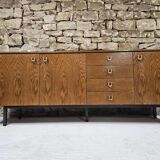 Wooden and metal sideboard, 1970