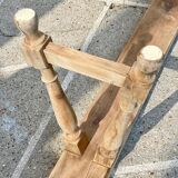 Solid wood bench