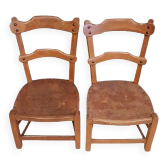 Set of 2 children's chairs