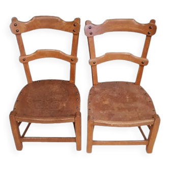 Lot de 2 chaises enfants