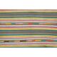 Vintage Turkish Oushak Handmade Wool Cotton Green Kilim Area Rug 160x190