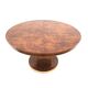 Elegant vintage Art Deco extendable round dining table