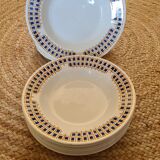 10 hollow plates Faïence Givors1930