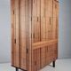 Vintage Wardrobe in Beech, 1970s