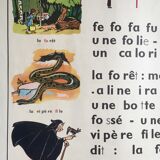 School poster "b, f"