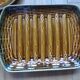 Set of 5 asparagus plates 1 dish Sarreguemines L1 / 200106
