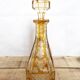 Engraved and cut crystal decanter