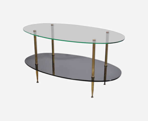 Table basse en verre 1960