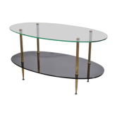 Table basse en verre 1960