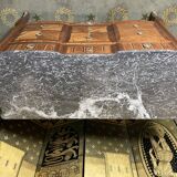 Restored XIXth century Transition style chest of drawers
