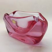 1950s big rare total purple ashtray or catch-all in Murano glass. 18 cm