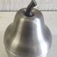 Seau à glaçons - Poire en métal brossé - années 70