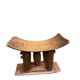 Ashanti African stool from Ivory Coast, carved from solid wood