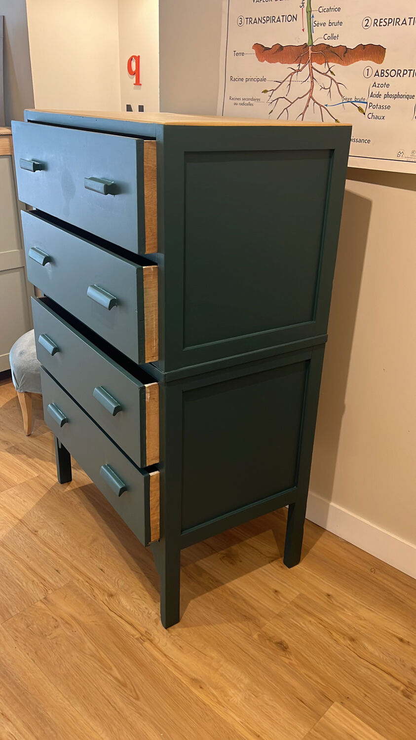 High chest of drawers
