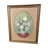 Ancient table peony bouquet